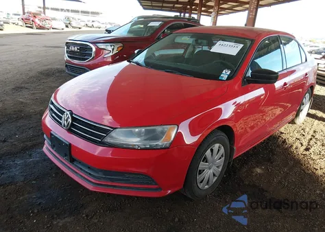 2015 Volkswagen Jetta 2.0L S from USA, damaged, VIN 3VW2K7AJXFM286574